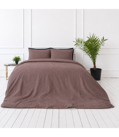 Muslin bedding set „Brown muslin“. Bedding sets 200x200