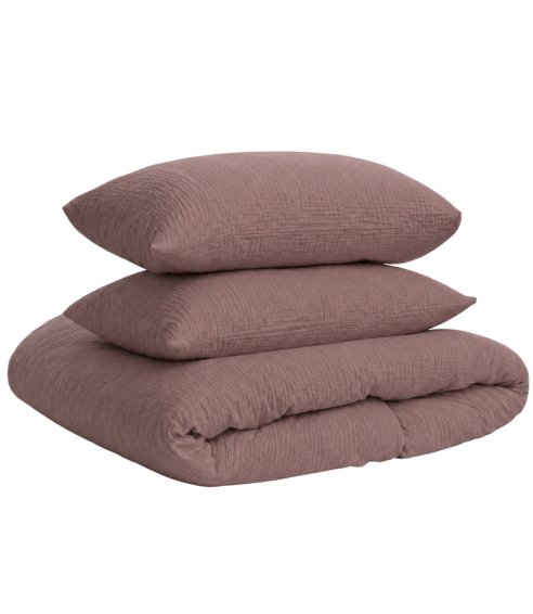 Muslin bedding set „Brown muslin“. Bedding sets 200x200