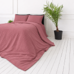 Muslin bedding set „Vintage muslin“. Bedding sets, 200x200 cm, 200x220 cm. Solid terracotta bedding set with a naturally crinkled texture Muslin bedding set „Vintage muslin“. Bedding sets, 200x200 cm, 200x220 cm. Solid terracotta bedding set with a naturally crinkled texture