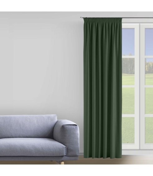 Blackout Curtains “Dark Green”. Curtains