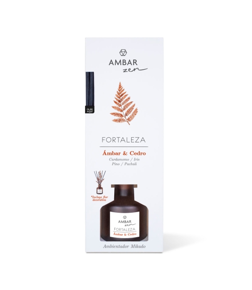 Home fragrances with reeds “Ambar & Cedro”. Home fragrances