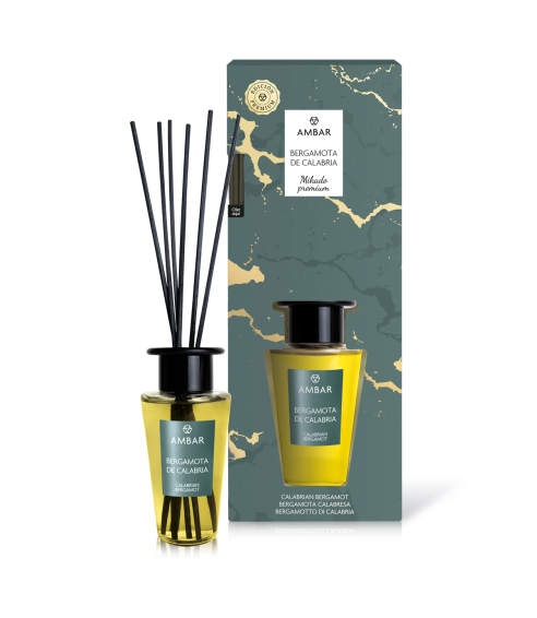 Home fragrances with reeds “Calabrian Bergamot”. Home fragrances