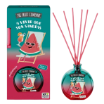 Reed Diffuser „Watermelon The Fruit Company“. Home fragrances. Home fragrance with a fresh watermelon scent and bright playful design