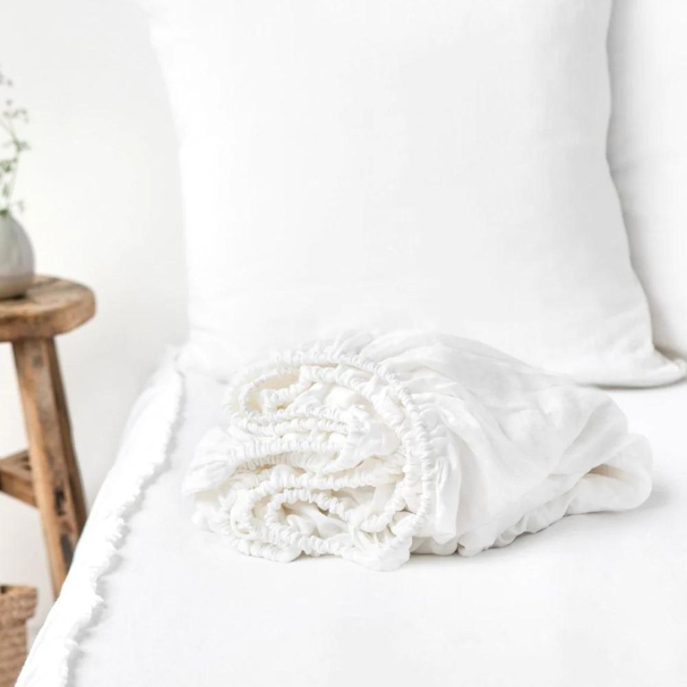 Waterproof jersey fitted sheet “White”. Fittedsheets, 80x200 cm, 90x200 cm, 120x200 cm, 140x200 cm, 160x200 cm. Waterproof bedsheet for sweat protection