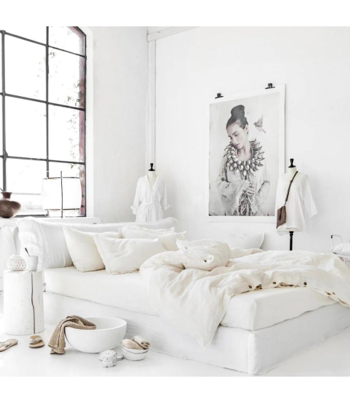 Waterproof jersey fitted sheet “White”. Fittedsheets