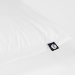 Pillow “Familon Original Pillow”. Classic white pillow with smooth fabric and clean design familon