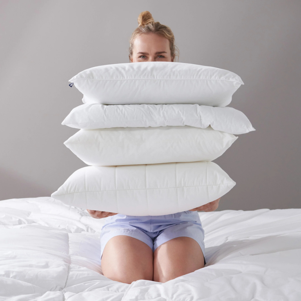 Pillow “Familon Original Pillow”. Elegant white pillow in minimalist style familon