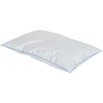 Down Pillow “Irene”. Pillow with duck down and feather filling, white with 100% cotton fabric