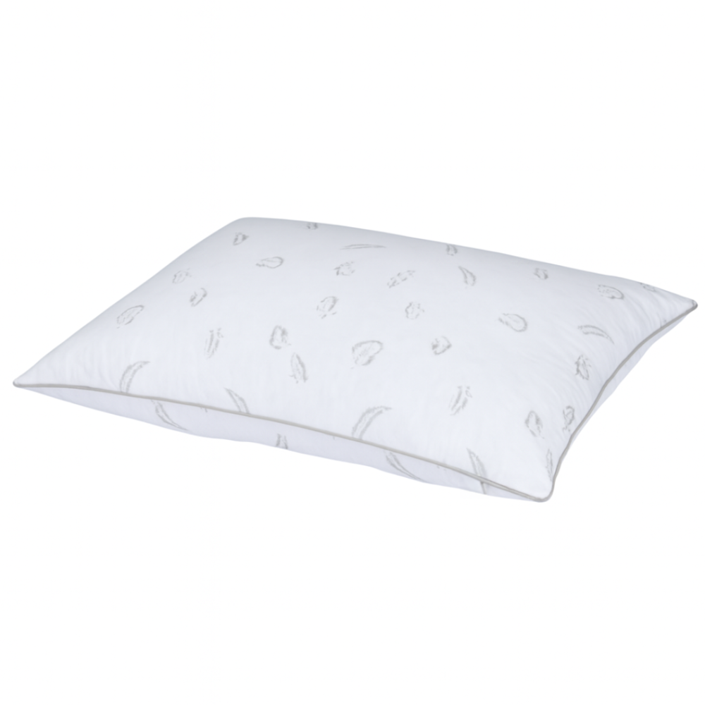 Pillow “Sections”. Pillow “sections” – 100 % cotton, decorated with golden feathers.