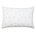 Pillow “Sections”. “sections” pillow – three-layer construction: central layer with duck down, side layers with goose down, 100 % cotton cover with golden feather design.