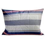 Pillow cover “Blaze”. Pillowcases 50x70. Striped pillowcase in blue and red tones