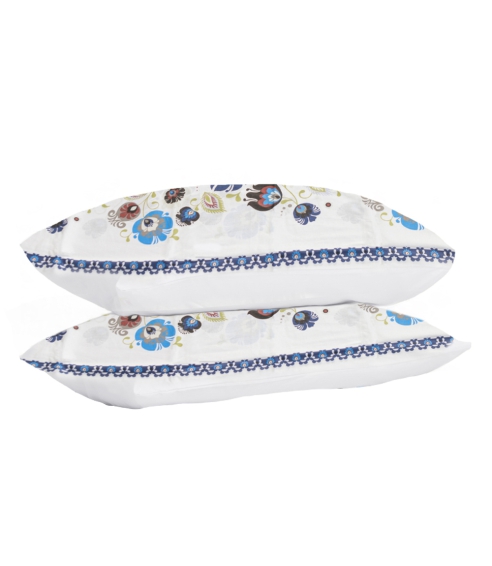 Pillow cover “Blue Folk”. Pillowcases 50x70