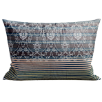 Pillowcase “Glimmer”. Pillowcase with tropical pattern and stripes