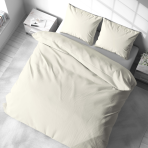Pillow cover “Pale vanilla”. Pillowcases 50x70. Smooth, solid-colored cream pillowcase.