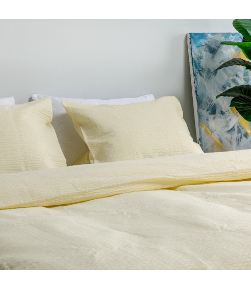 Pillowcases “Kora Yellow”. Pillowcases 50x70