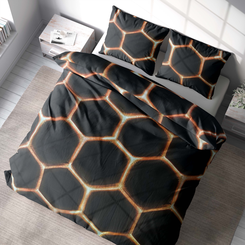 Pillowcases “Lavahive”. Pillowcases 50x70