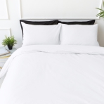 Pillow cover “White Cotton”. Pillowcases 50x70. Bright white pillowcase with a smooth texture.