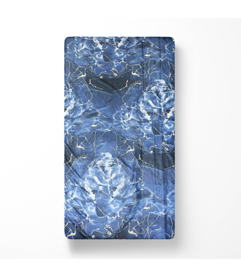 Bed Sheet „Cosmic Blue“. Flat sheets