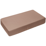 Bed Sheet „Latte“, 180x220 cm, 200x220 cm, 220x240 cm. Latte-colored bedsheet without elastic, elegantly covering the mattress.