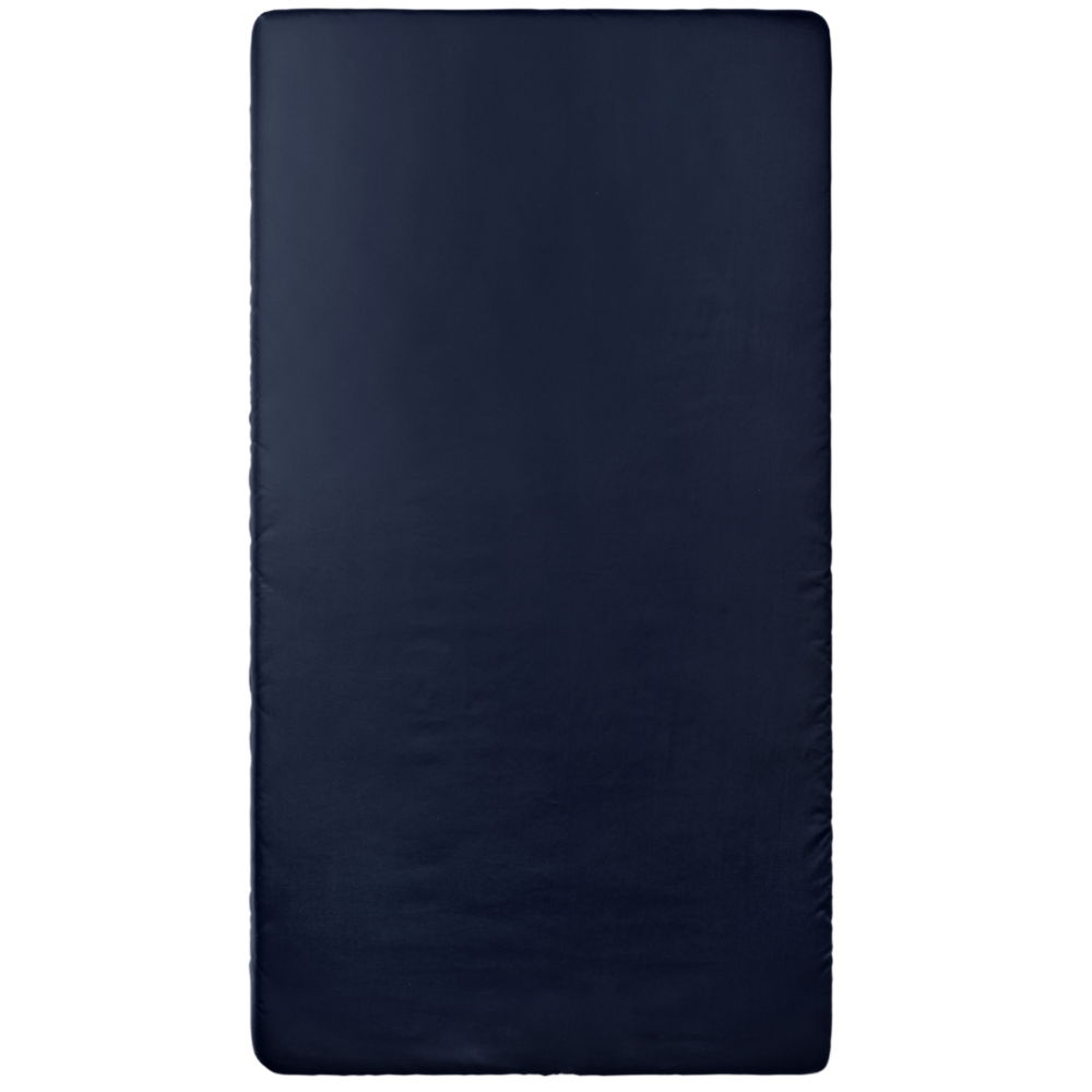 Bed Sheet "Navy", 150x220 cm, 200x220 cm, 220x240 cm. Rich dark blue bed sheet, adding elegance and depth to your bedding.