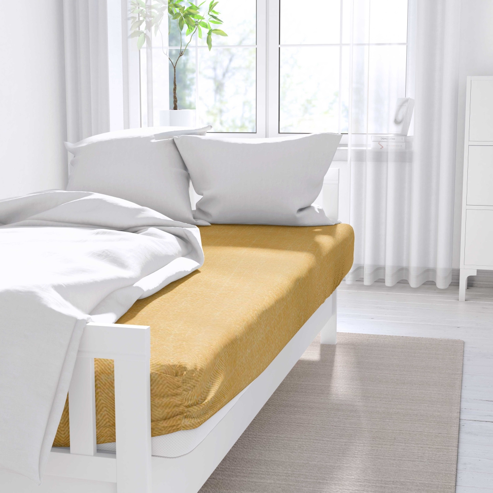 Bed Sheet „Orange Bliss“, 150x220 cm, 180x220 cm, 220x230 cm