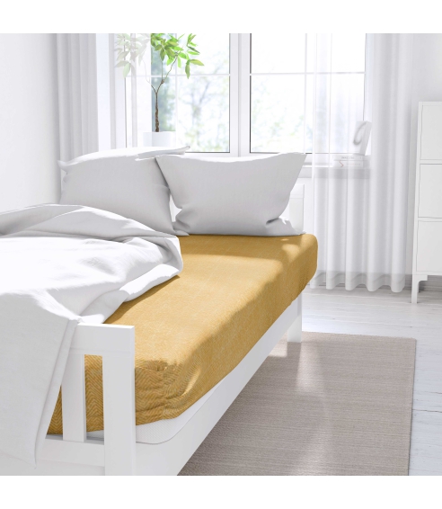 Bed Sheet „Orange Bliss“. Flat sheets