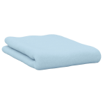 Fitted Sheet „Blizzard“. Fitted sheets 160x200, 80x200 cm, 90x200 cm, 140x200 cm, 160x200 cm, 180x200 cm. Elastic light blue fitted sheet made of soft fabric