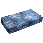 Fitted Sheet „Cosmic Blue“. Fitted sheets 160x200, 90x200 cm, 140x200 cm, 160x200 cm, 180x200 cm. Fitted sheet with elastic, featuring a marble pattern in a combination of dark blue and black.