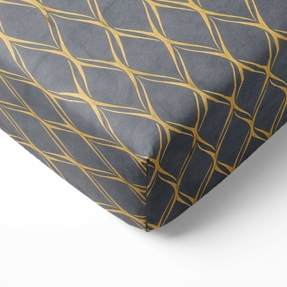 Fitted Sheet "Cross". Fitted sheets 160x200, 90x200 cm, 140x200 cm, 160x200 cm, 180x200 cm