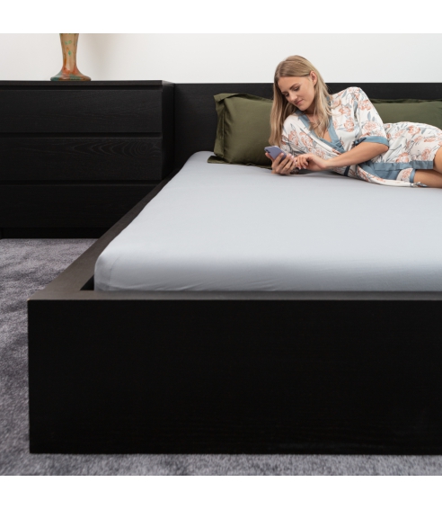 Fitted Sheet „Misty Grey“. Fittedsheets