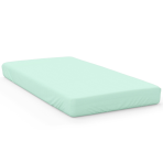 Fitted Sheet „Spring Dew“. Fitted sheets 160x200, 80x200 cm, 90x200 cm, 140x200 cm, 160x200 cm, 180x200 cm. Mint green fitted sheet