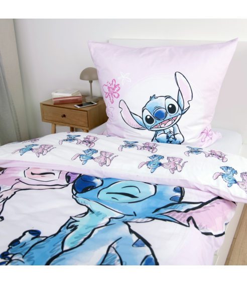 Bedding Set „Angel and Stitch“. Cotton bedding sets