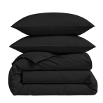 Bedding Set „Anthracite“. Bedding sets 155x200, 140x200 cm, 150x200 cm, 160x200 cm, 180x200 cm, 200x200 cm, 200x220 cm, 220x240 cm. Solid black bedding set Bedding Set „Anthracite“. Bedding sets 155x200, 140x200 cm, 150x200 cm, 160x200 cm, 180x200 cm, 200x200 cm, 200x220 cm, 220x240 cm. Solid black bedding set