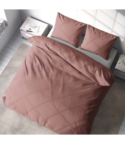 Bedding Set „Ash rose dark“. Hotel bedding sets