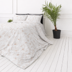 Bedding Set „Aubrielle“. Bedding sets 155x200, 140x200 cm, 150x200 cm, 160x200 cm, 180x200 cm, 200x200 cm, 200x220 cm, 220x240 cm. Soft-toned bedding set with botanical contour motifs Bedding Set „Aubrielle“. Bedding sets 155x200, 140x200 cm, 150x200 cm, 160x200 cm, 180x200 cm, 200x200 cm, 200x220 cm, 220x240 cm. Soft-toned bedding set with botanical contour motifs