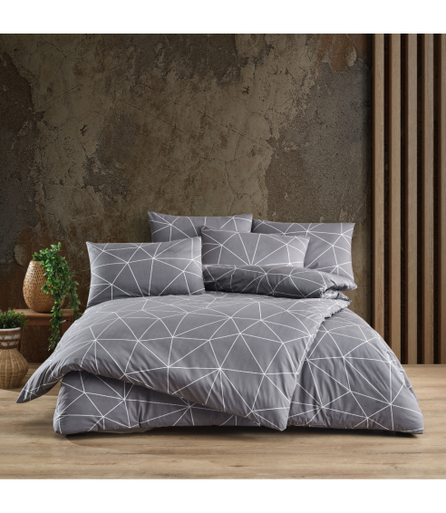 Bedding Set „Bern Anthracite“. Cotton bedding sets