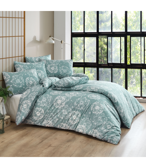 Bedding Set „Enid Mint“. Cotton bedding sets