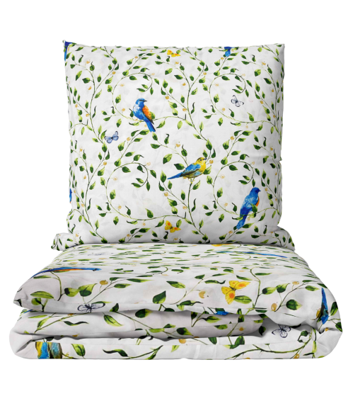 Bedding Set „Birds in Bloom“. Cotton bedding sets
