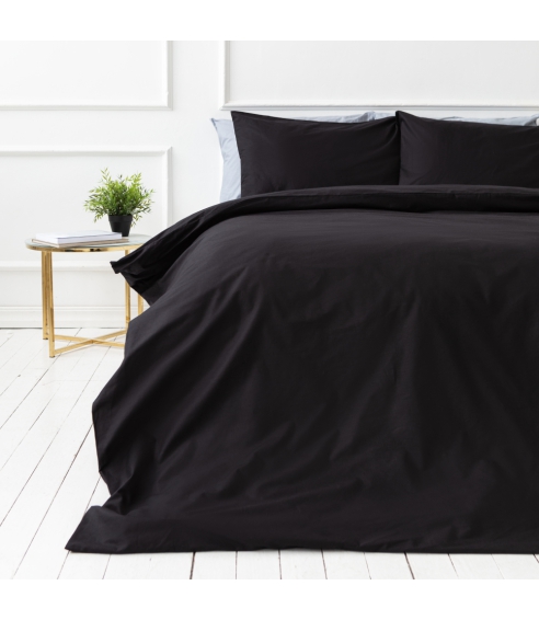 Bedding Set „Black Ranforce“. Cotton bedding sets
