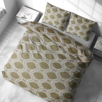 Bedding Set „Olive Orbit“. Bedding sets 155x200, 140x200 cm, 150x200 cm, 160x200 cm, 180x200 cm, 200x200 cm, 200x220 cm, 220x240 cm
