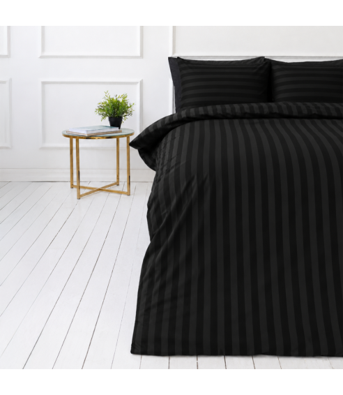 Bedding Set „Black Stripes“. Hotel bedding sets
