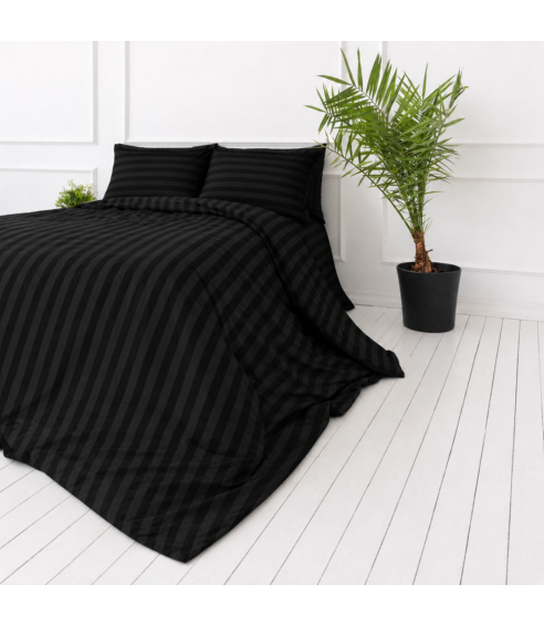 Bedding Set „Black Stripes“. Hotel bedding sets