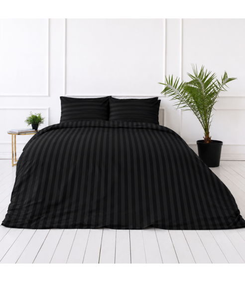 Bedding Set „Black Stripes“. Hotel bedding sets