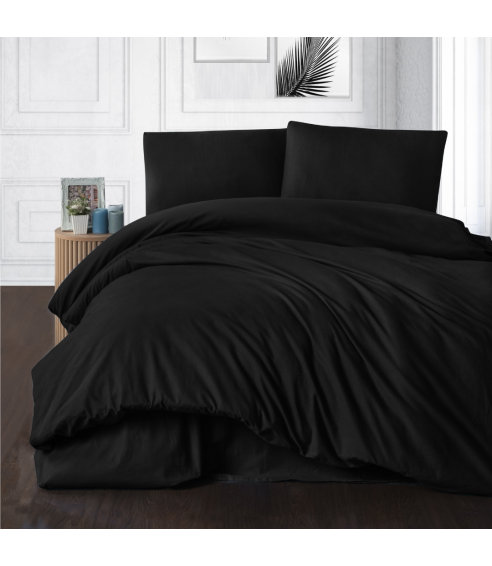 Bedding Set „Black Flannel“. Cotton bedding sets