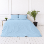 Bedding set “Blizzard”. Bedding sets 135x200, 140x200 cm, 200x200 cm, 200x220 cm, 220x240 cm. Stylish light blue bedding set, elevating your bedroom decor with elegance. Bedding set “Blizzard”. Bedding sets 135x200, 140x200 cm, 200x200 cm, 200x220 cm, 220x240 cm. Stylish light blue bedding set, elevating your bedroom decor with elegance.