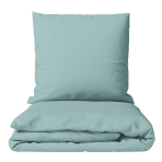 Bedding Set „Blue haze“. Blue bedding sets, 140x200 cm, 200x200 cm, 200x220 cm. Light blue bedding set, adding a touch of serene elegance to your bedroom decor with its soft, calming hue.