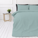 Bedding Set „Blue haze“. Blue bedding sets, 140x200 cm, 200x200 cm, 200x220 cm. Bedding set in a soothing light blue color, perfect for creating a tranquil and relaxing bedroom atmosphere. Bedding Set „Blue haze“. Blue bedding sets, 140x200 cm, 200x200 cm, 200x220 cm. Bedding set in a soothing light blue color, perfect for creating a tranquil and relaxing bedroom atmosphere.