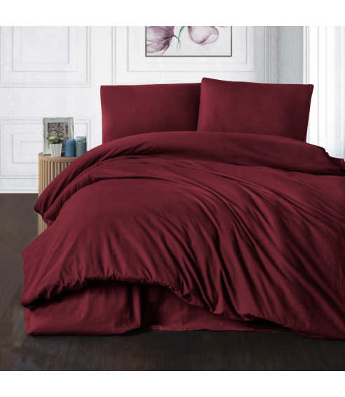 Bedding Set „Bordeaux“. Cotton bedding sets