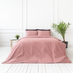 Bedding Set „Brick rose“. Pink bedding, 140x200 cm. Modern bedding set in a warm rosy tone