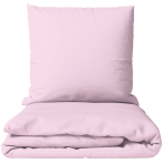 Bedding Set „Bubblegum“. Bedding sets 155x200, 140x200 cm, 150x200 cm, 160x200 cm, 180x200 cm, 200x200 cm, 200x220 cm, 220x240 cm. Soft pink solid bedding set viewed from above.